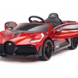 Bugatti Divo 12V rot, Musik, MP3, Beleuchtung, Leder Sitze, Gummi Reifen