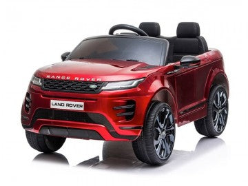 Land Rover, Range Rover Evoque 12V rot, Musik, MP3, Beleuchtung, Leder Sitze, Gummi Reifen