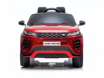 Land Rover, Range Rover Evoque 12V rot, Musik, MP3, Beleuchtung, Leder Sitze, Gummi Reifen