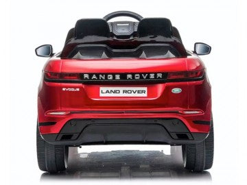 Land Rover, Range Rover Evoque 12V rot, Musik, MP3, Beleuchtung, Leder Sitze, Gummi Reifen