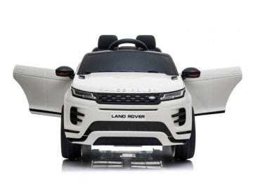 Land Rover, Range Rover Evoque 12V weiß, Musik, MP3, Beleuchtung, Leder Sitze, Gummi Reifen