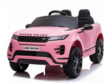 Land Rover, Range Rover Evoque 12V pink, Musik, MP3, Beleuchtung, Leder Sitze, Gummi Reifen