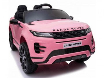 Land Rover, Range Rover Evoque 12V pink, Musik, MP3, Beleuchtung, Leder Sitze, Gummi Reifen