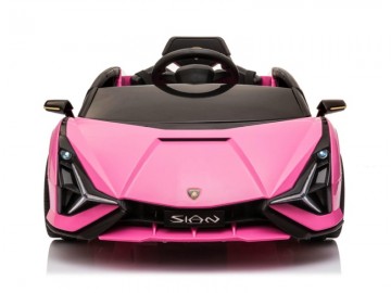 Lamborghini Sian 12V pink, Flügeltüren, MP3, Beleuchtung, Leder Sitz, Gummi Reifen