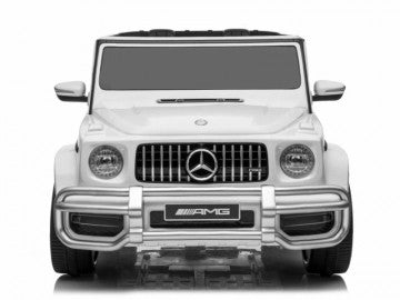 Mercedes G63 AMG 24V, Zweisitzer 4x4, Musik, Beleuchtung, Leder Sitze, Gummi Reifen