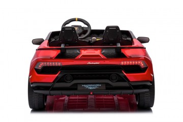 Lamborghini Huracan Performante Spyder 24V rot, Zweisitzer, Flügeltüren, MP3, Beleuchtung, Leder Sitz, Gummi Reifen