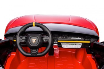 Lamborghini Huracan Performante Spyder 24V rot, Zweisitzer, Flügeltüren, MP3, Beleuchtung, Leder Sitz, Gummi Reifen