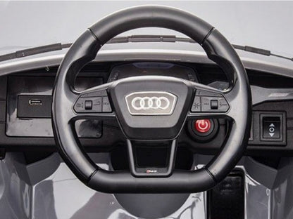 AUDI RS6 12V pink, Musik, Bluetooth, Beleuchtung, Leder Sitz, Gummi Reifen