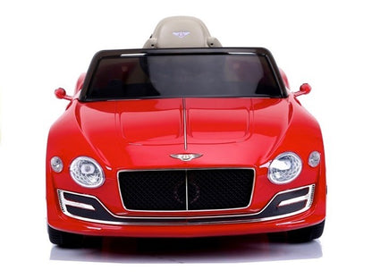 Bentley EXP 12V rot, 2-Sitzer, MP3, Beleuchtung, Leder Sitze, Gummi Reifen