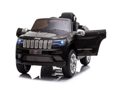 Jeep Grand Cherokee, 12V Kinderauto, Musik, Beleuchtung, Leder Sitz, Gummi Reifen