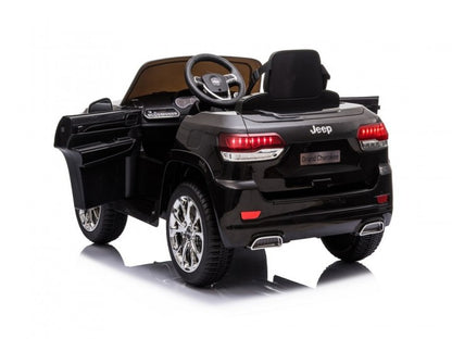 Jeep Grand Cherokee, 12V Kinderauto, Musik, Beleuchtung, Leder Sitz, Gummi Reifen