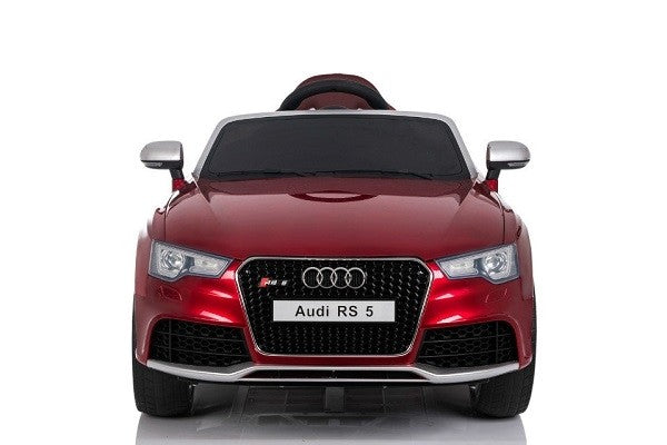 AUDI RS5 12V, Musik, MP3, Beleuchtung, Leder Sitz, Gummi Reifen