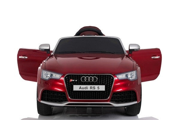 AUDI RS5 12V, Musik, MP3, Beleuchtung, Leder Sitz, Gummi Reifen