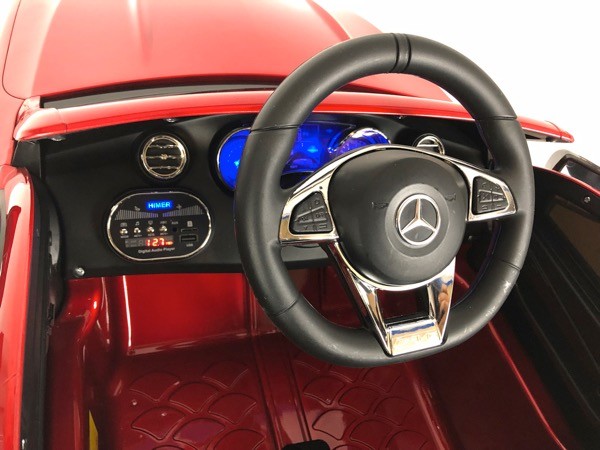 Mercedes C63 AMG 12V, Musik, Beleuchtung, Leder Sitze, Gummi Reifen