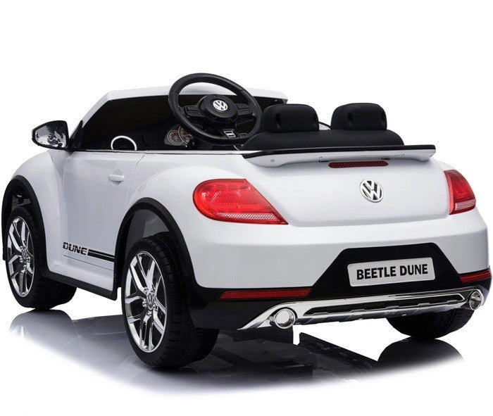 Volkswagen Beetle 12V, Musik, MP3, Beleuchtung, Leder Sitz, Gummi Reifen