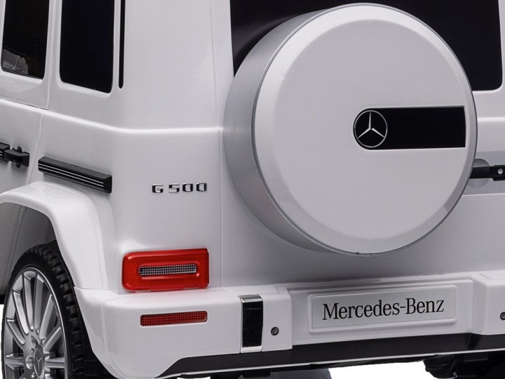 Mercedes-Benz G500 12V, Musik, Beleuchtung, Leder Sitze, Gummi Reifen