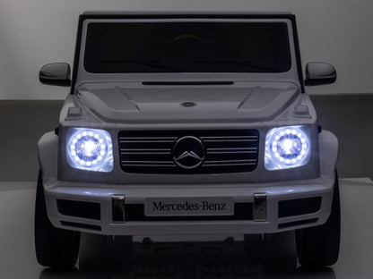 Mercedes-Benz G500 12V, Musik, Beleuchtung, Leder Sitze, Gummi Reifen