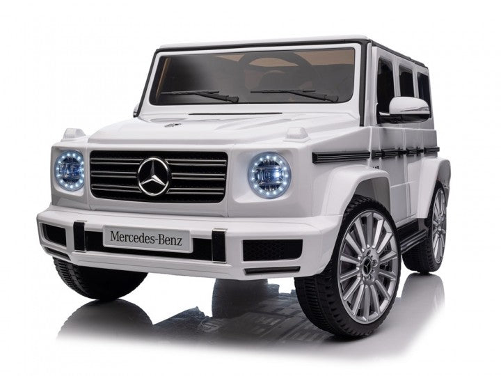 Mercedes-Benz G500 12V, Musik, Beleuchtung, Leder Sitze, Gummi Reifen