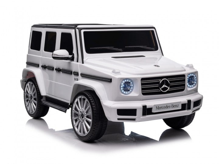 Mercedes-Benz G500 12V, Musik, Beleuchtung, Leder Sitze, Gummi Reifen