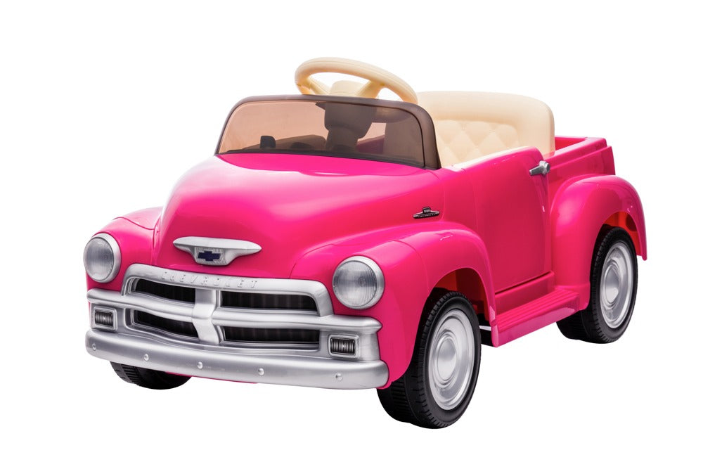 Chevrolet 3100 Classic, 12V Kinderauto, Musik, MP3, Beleuchtung, Leder Sitz, Gummi Reifen