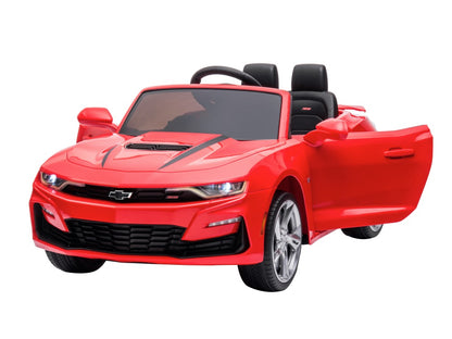 Chevrolet Camaro SS, 12V Kinderauto, Musik, MP3, Beleuchtung, Leder Sitz, Gummi Reifen